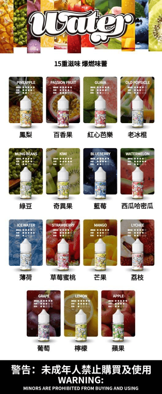 WATER瓦特煙油【美國原裝進口】:圖片 9